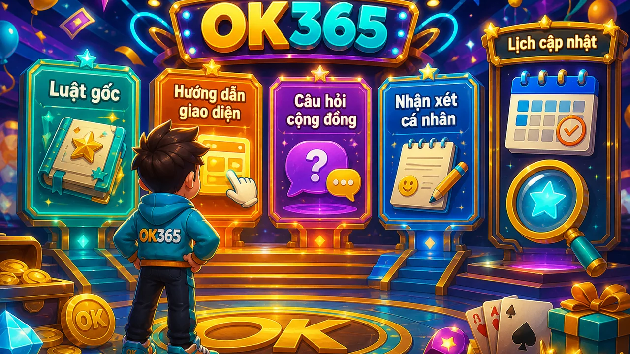 Giải đáp cho người mới: phân biệt luật chính thức và mẹo cộng đồng trên ok365
