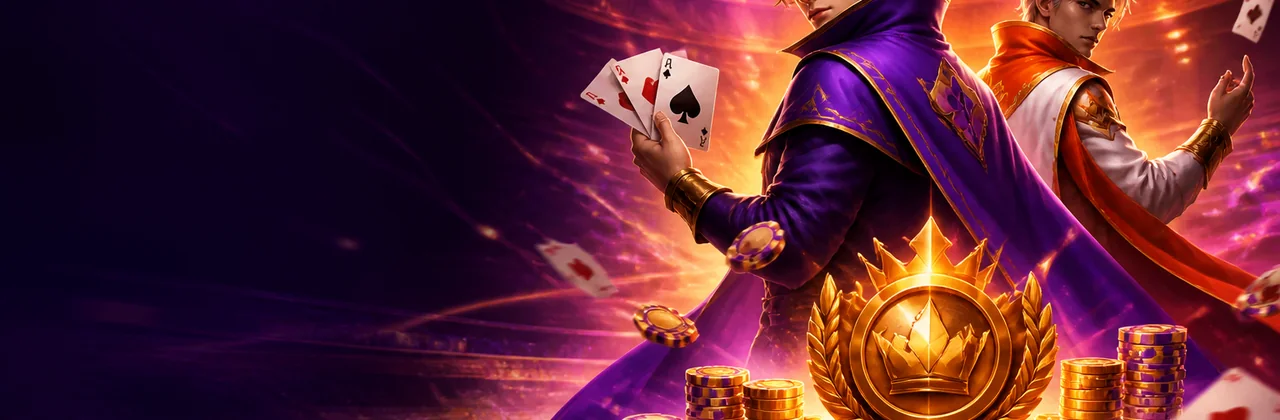 Giải đấu棋牌 với đấu thủ và huy hiệu xếp hạng